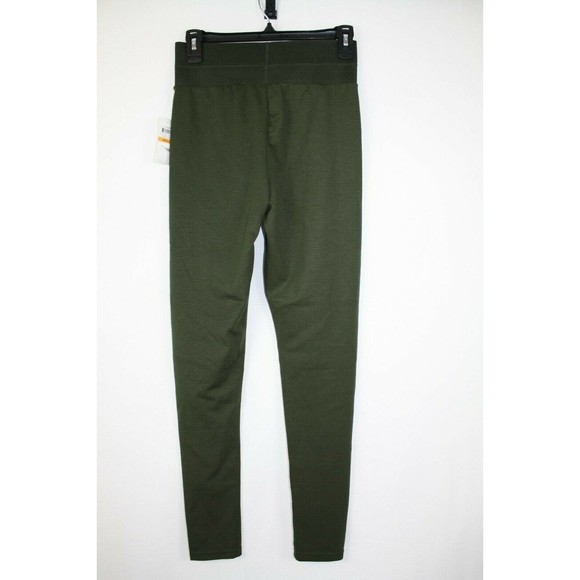 I.N.C International Concepts High Rise Wide Smoothing Waistband Leggings Green S - Picture 3 of 5